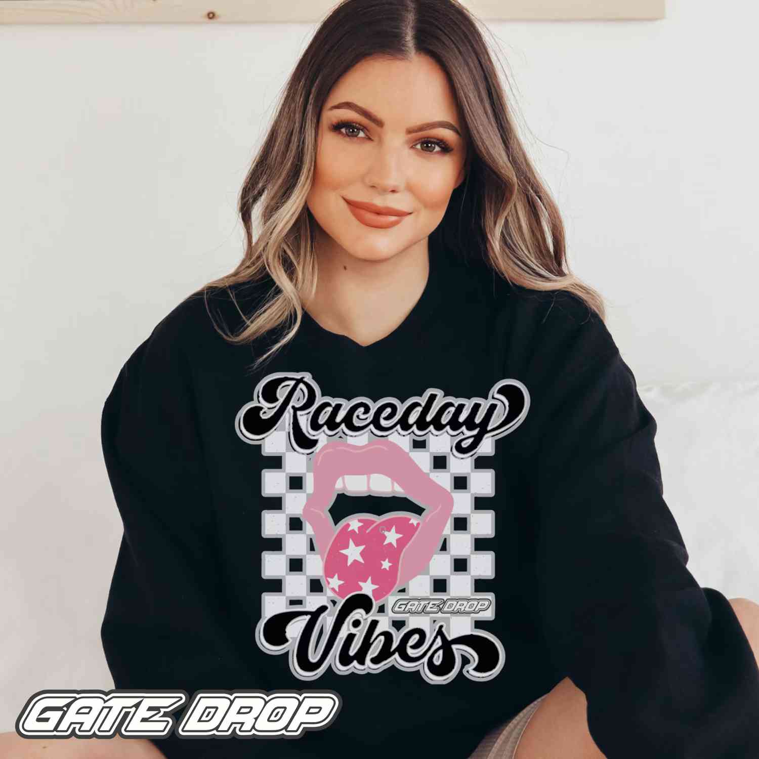 Dirt Track Race Mama Sweatshirt - Motocross Passion