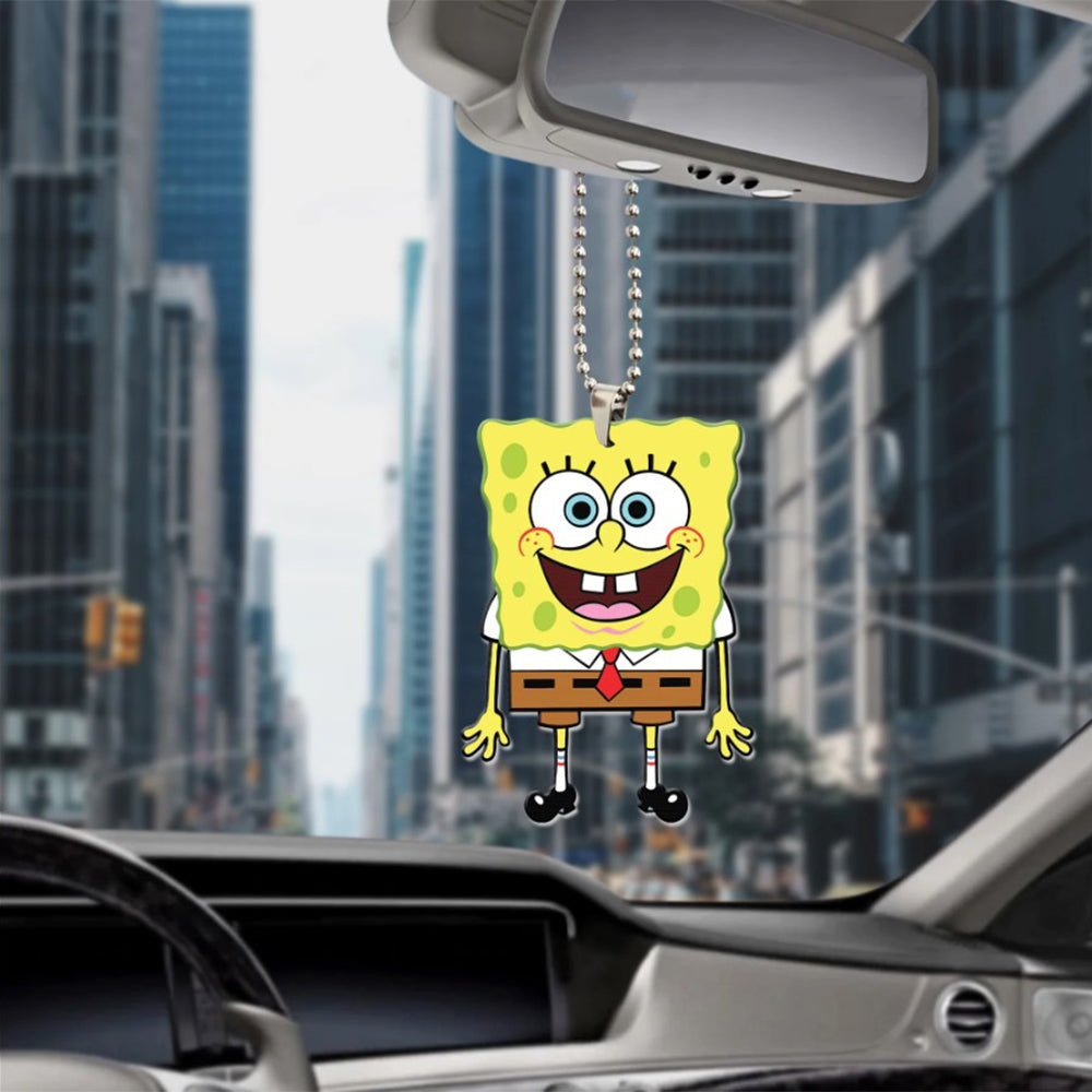 Spongebob Squarepants Acrylic Car Ornament - Unique Custom Decoration