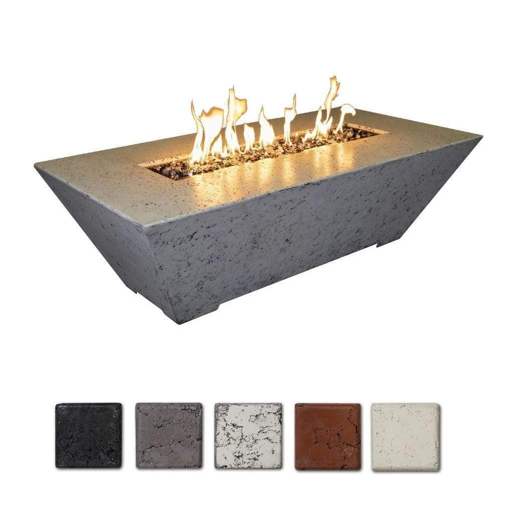 Olympus Athena 30x72 Rectangle Linear Gas Fire Pit Table