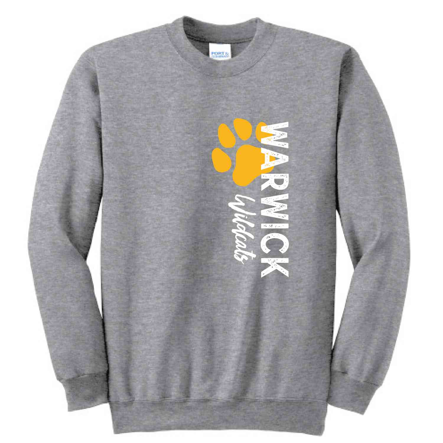 Sanfordville School - Warwick Wildcats Fleece Crewneck Sweatshirt