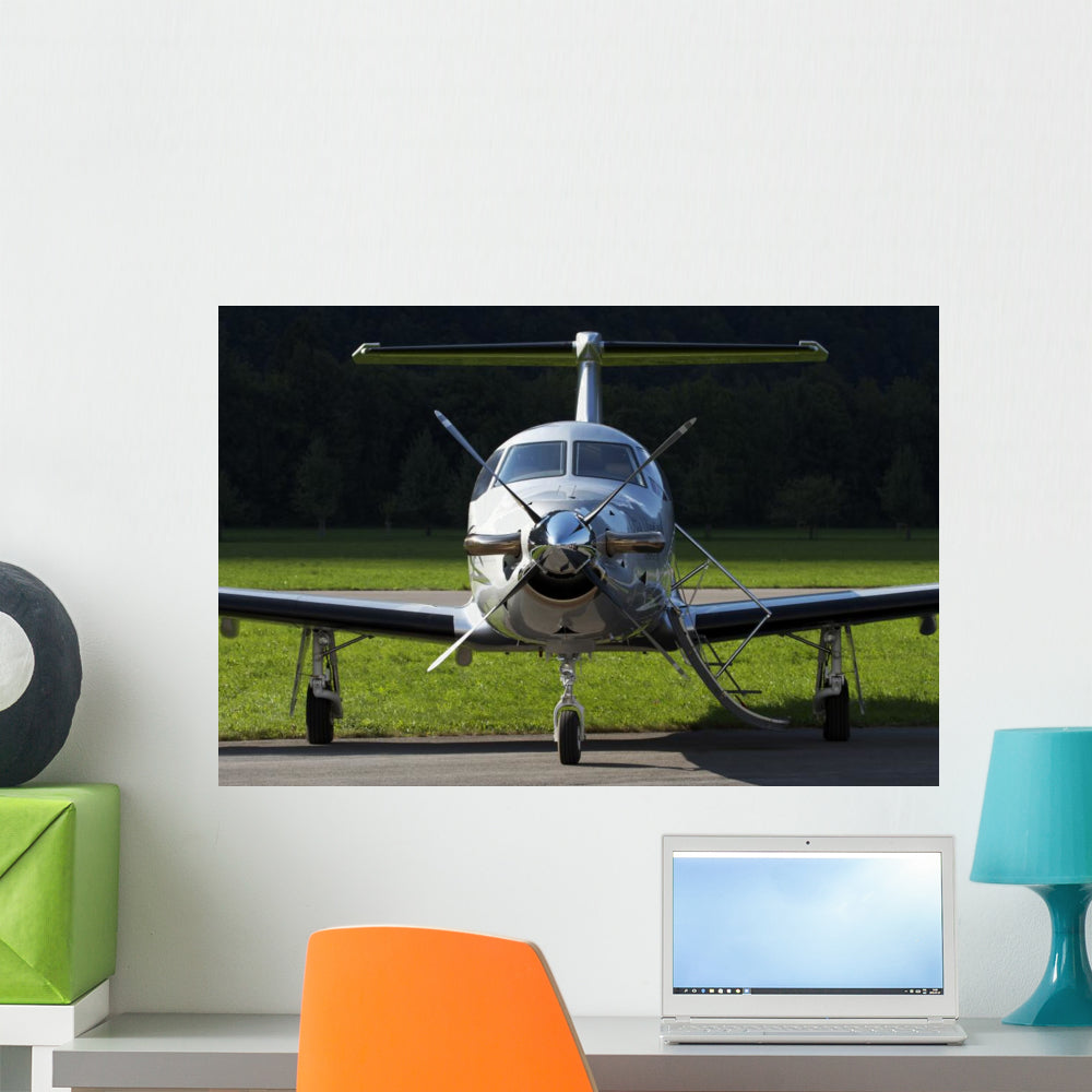 Pilatus PC-12 Private Jet Wall Decal - High-Quality Vinyl Art