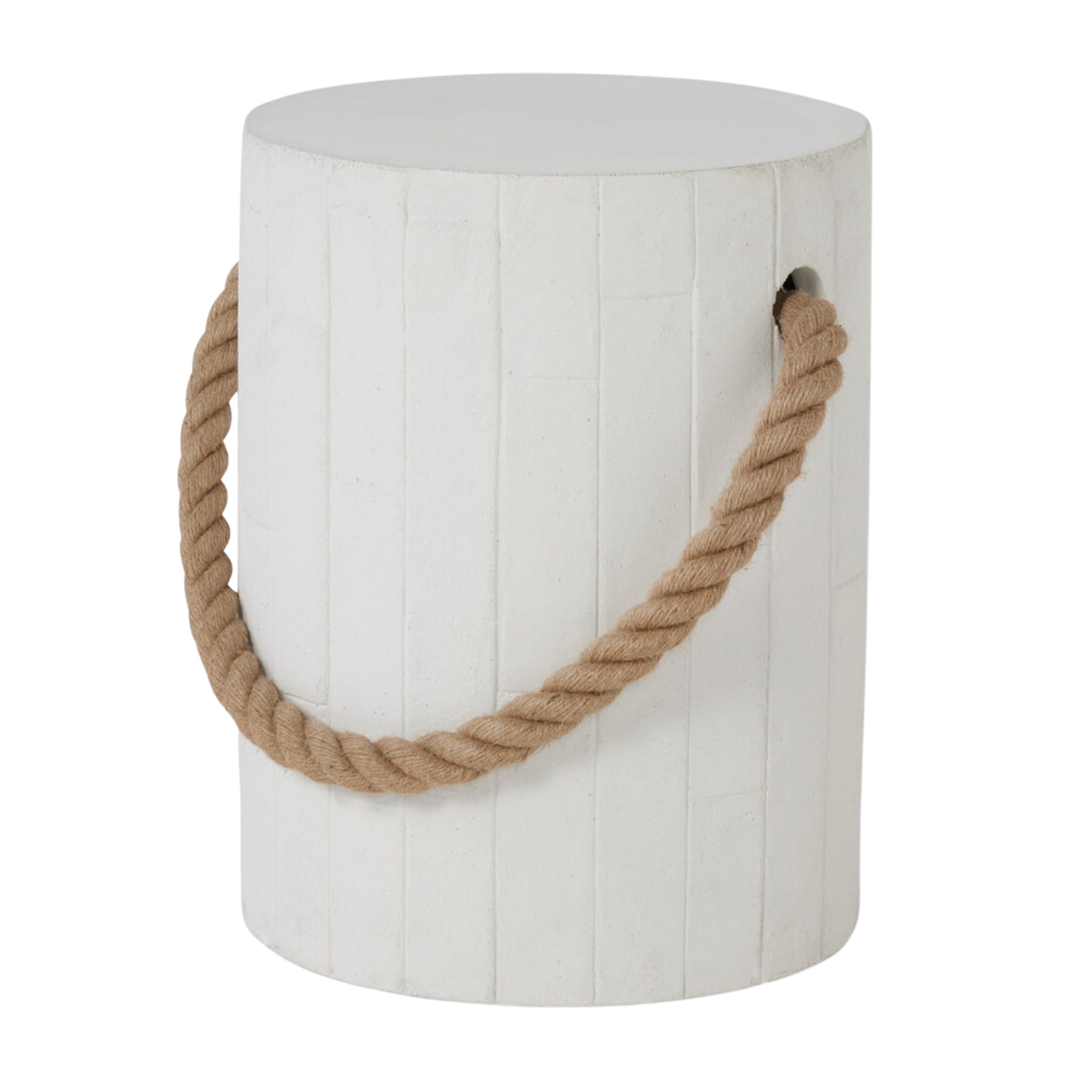 Nautical-Inspired Concrete Outdoor Side Table