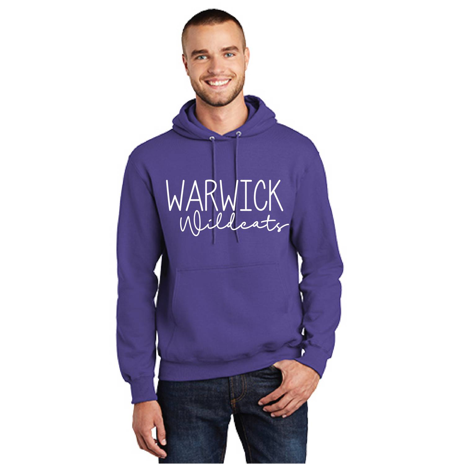 Warwick Wildcats Pullover Hooded Sweatshirt - Show Your Team Spirit