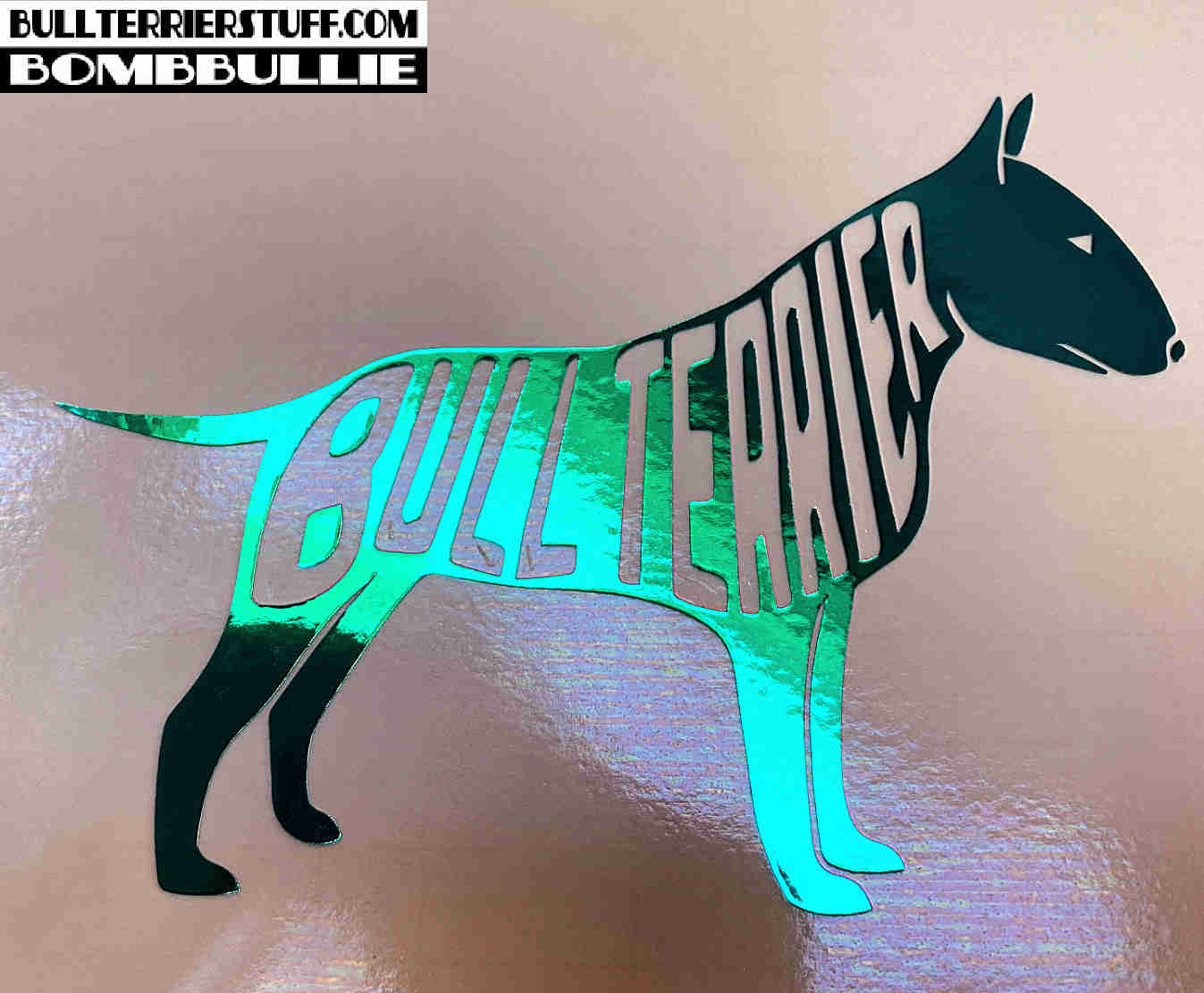 Bull Terrier Decal - High-Quality Vinyl Sticker for Dog Lovers