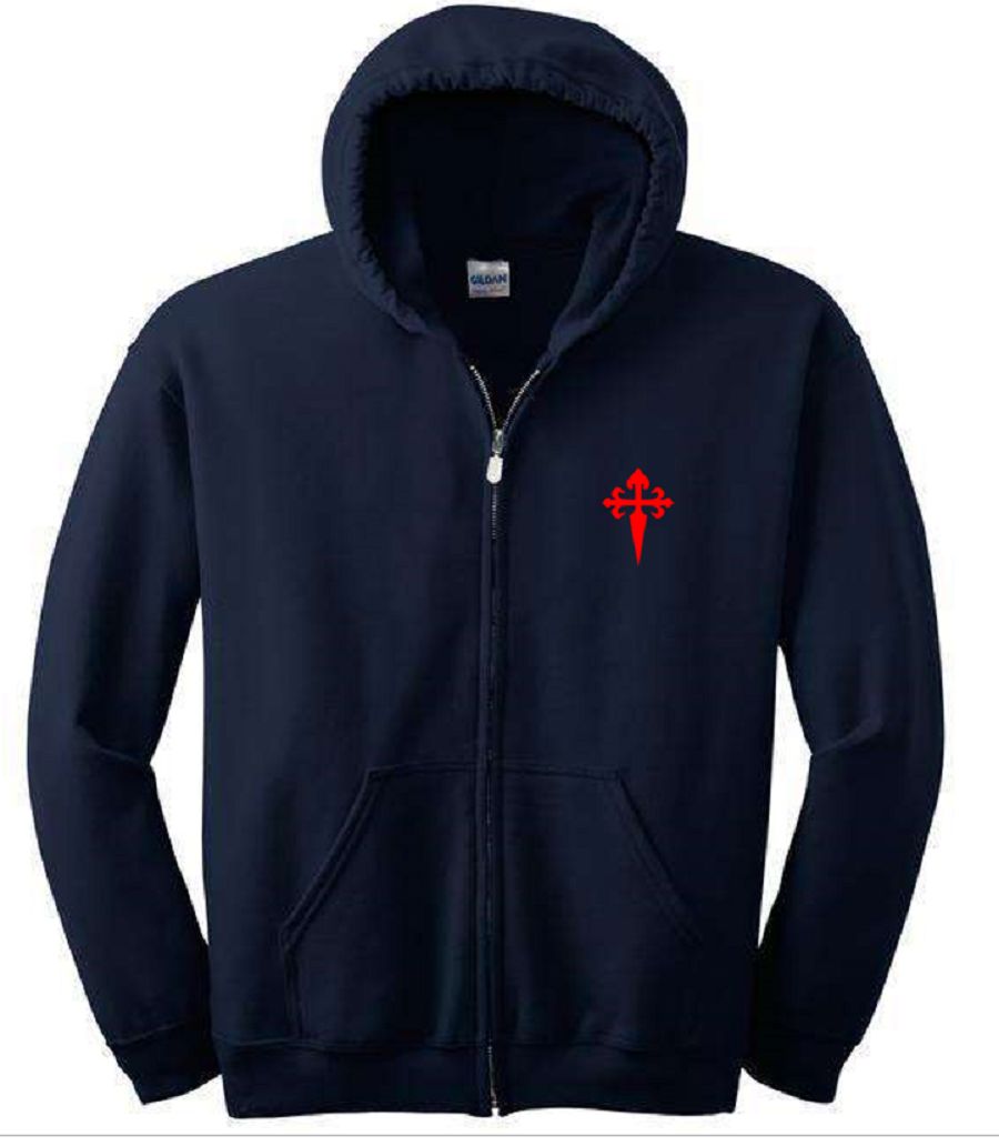 Saint George Cross Crusader Military Christian Hoodie