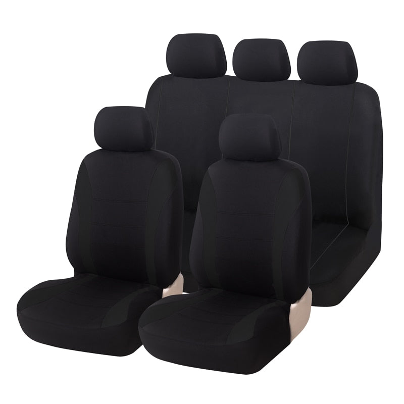 Universal Car Seat Covers Set by AUTOYOUTH - Airbag Compatible, Polyester Material, for Lada, Volkswagen and More