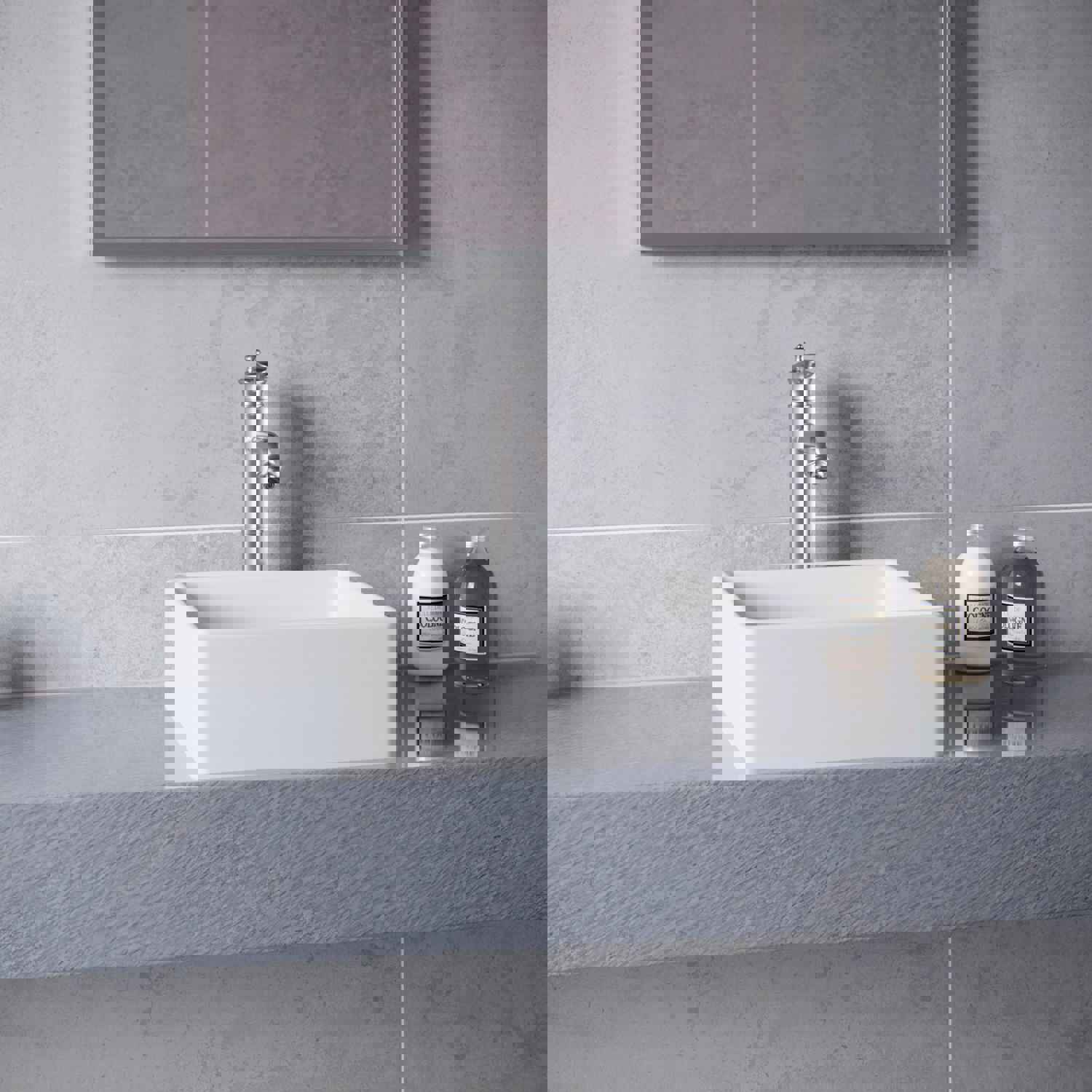 Karran Vineyard 1.2 GPM Single Lever Handle Bathroom Faucet, Stainless Steel, KBF472SS