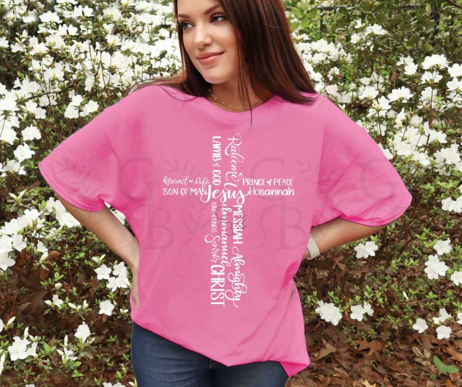 Embrace the Divine: Jesus Christ Cross T-Shirt