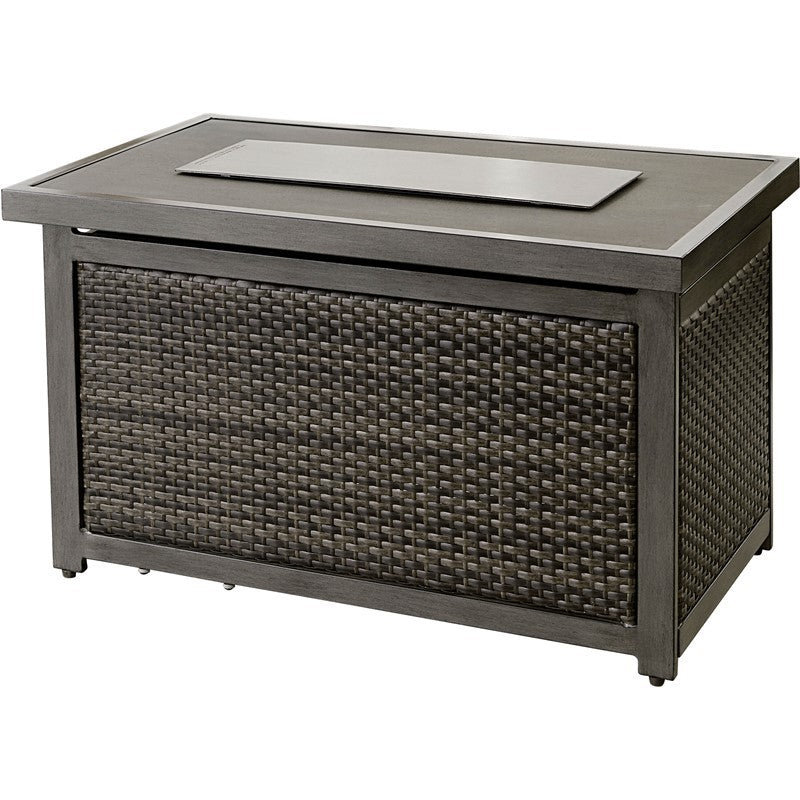 Pasadena Outdoor Aluminum Gas Fire Pit Table