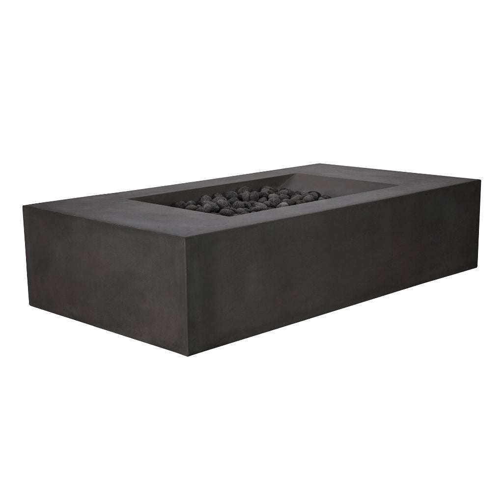 Moderne Rectangle Gas Fire Pit Table for Outdoor Relaxation
