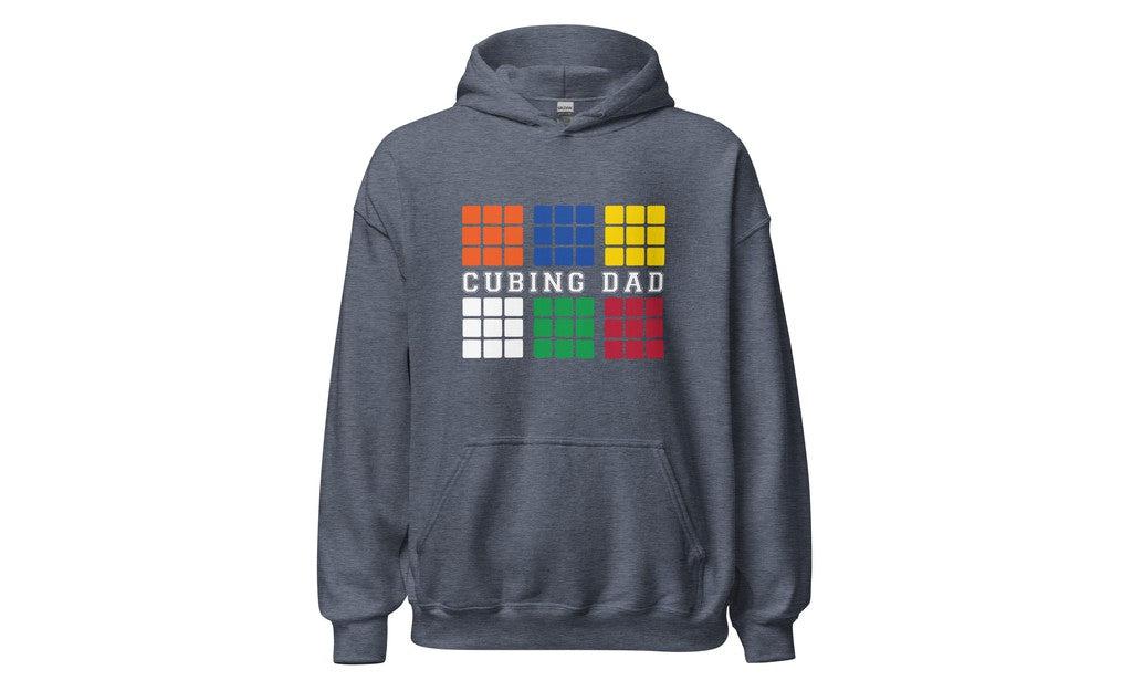 Cubing Dad V4 (Dark) - Premium Rubik's Cube Hoodie