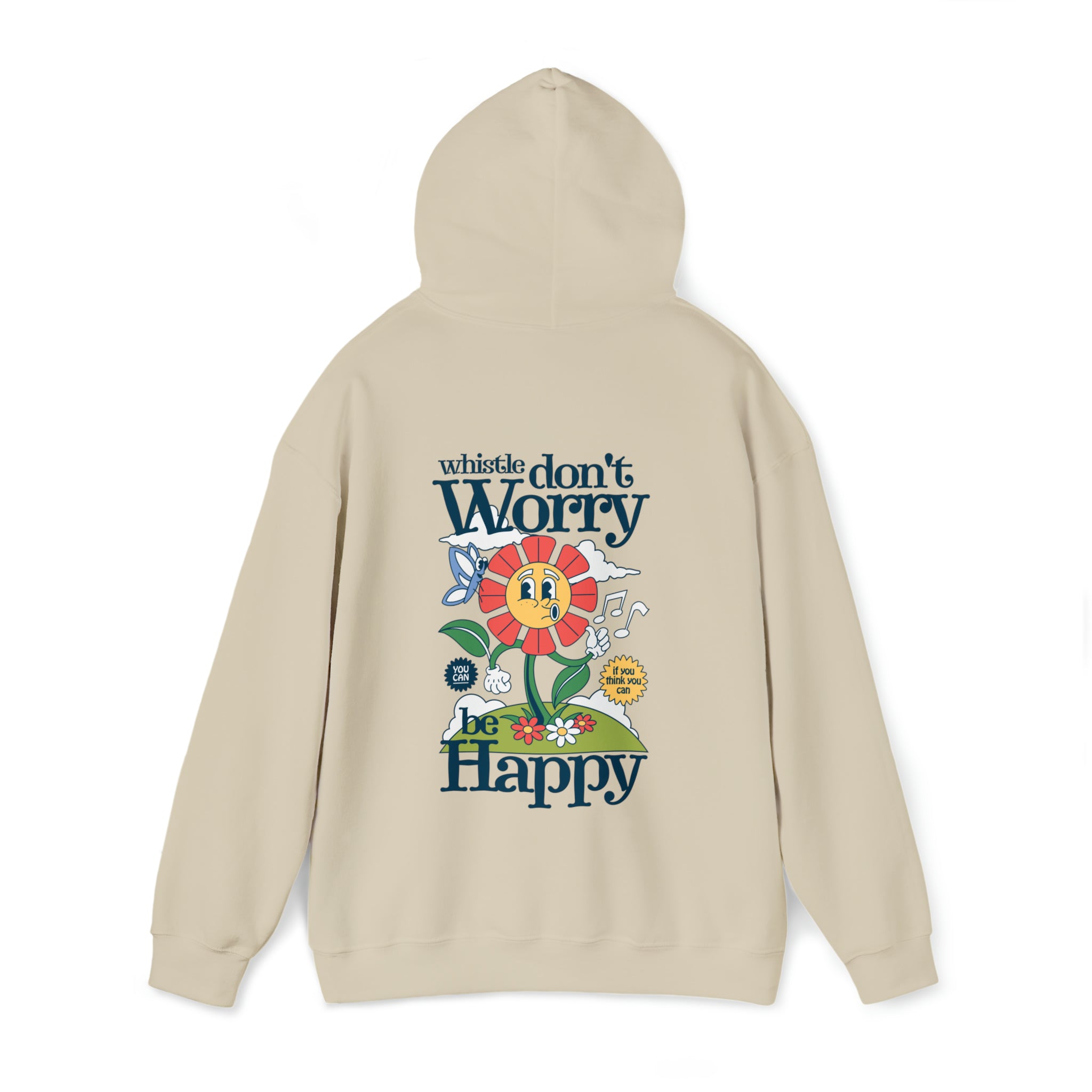Cozy & Stylish 'Don't Worry Be Happy' Hoodie