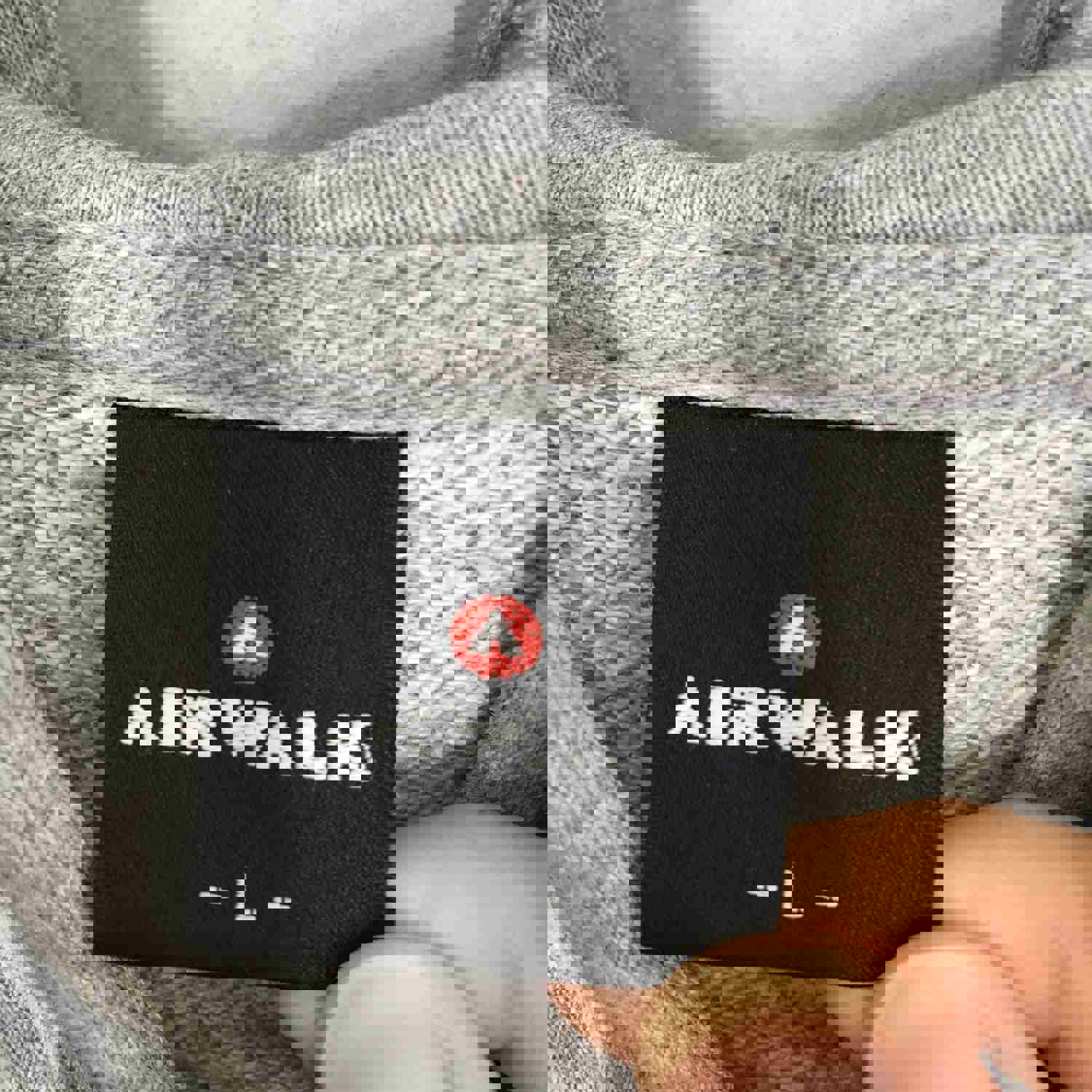 Vintage 90s Airwalk Skater Hoodie in Gray