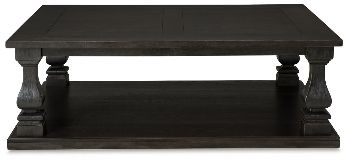 Elegant Vintage-Inspired Rectangular Coffee Table