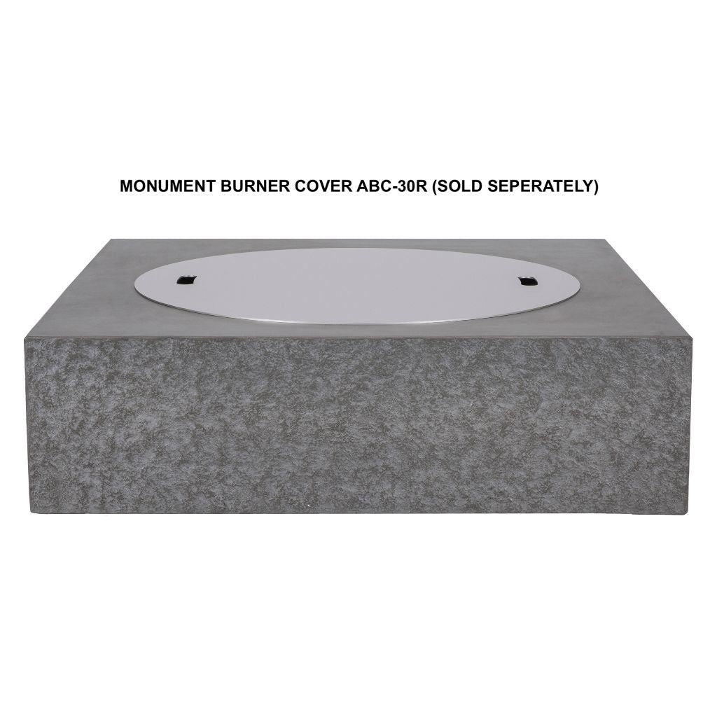Elegant Outdoor Concrete Propane Fire Pit Table