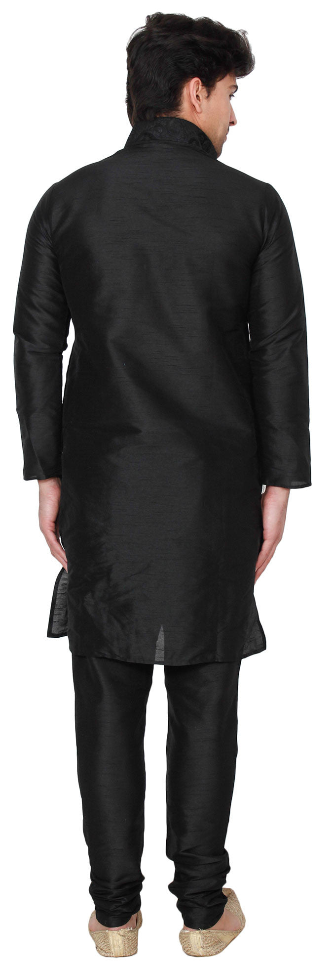 Elegant Silk Embroidered Men's Kurta Pajama - Perfect for Indian Celebrations