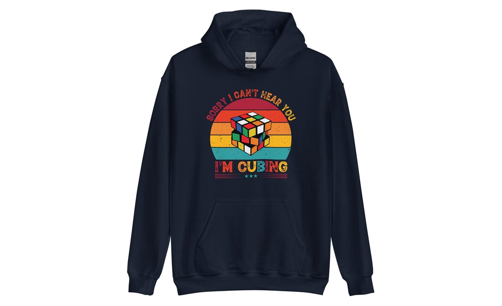 Cozy Rubik's Cube Themed Hoodie - Comfortable Puzzle Lover's Wear