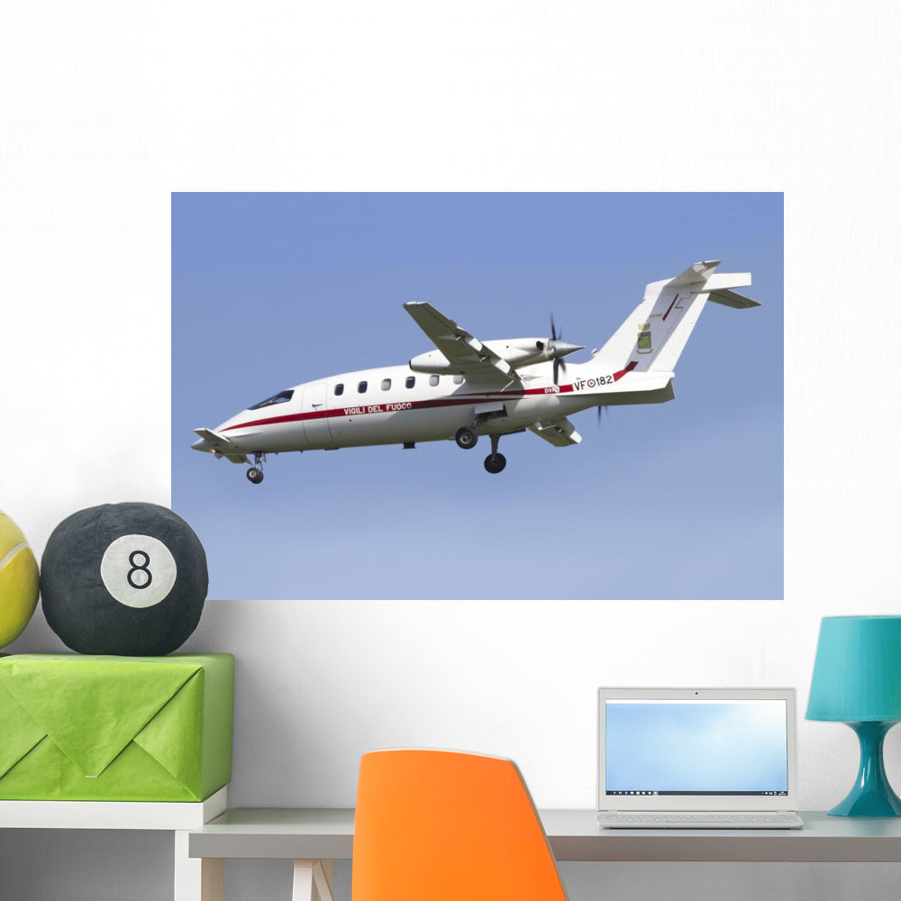 Piaggio P180 Avanti Italy's Wall Decal - Vibrant Aviation Art