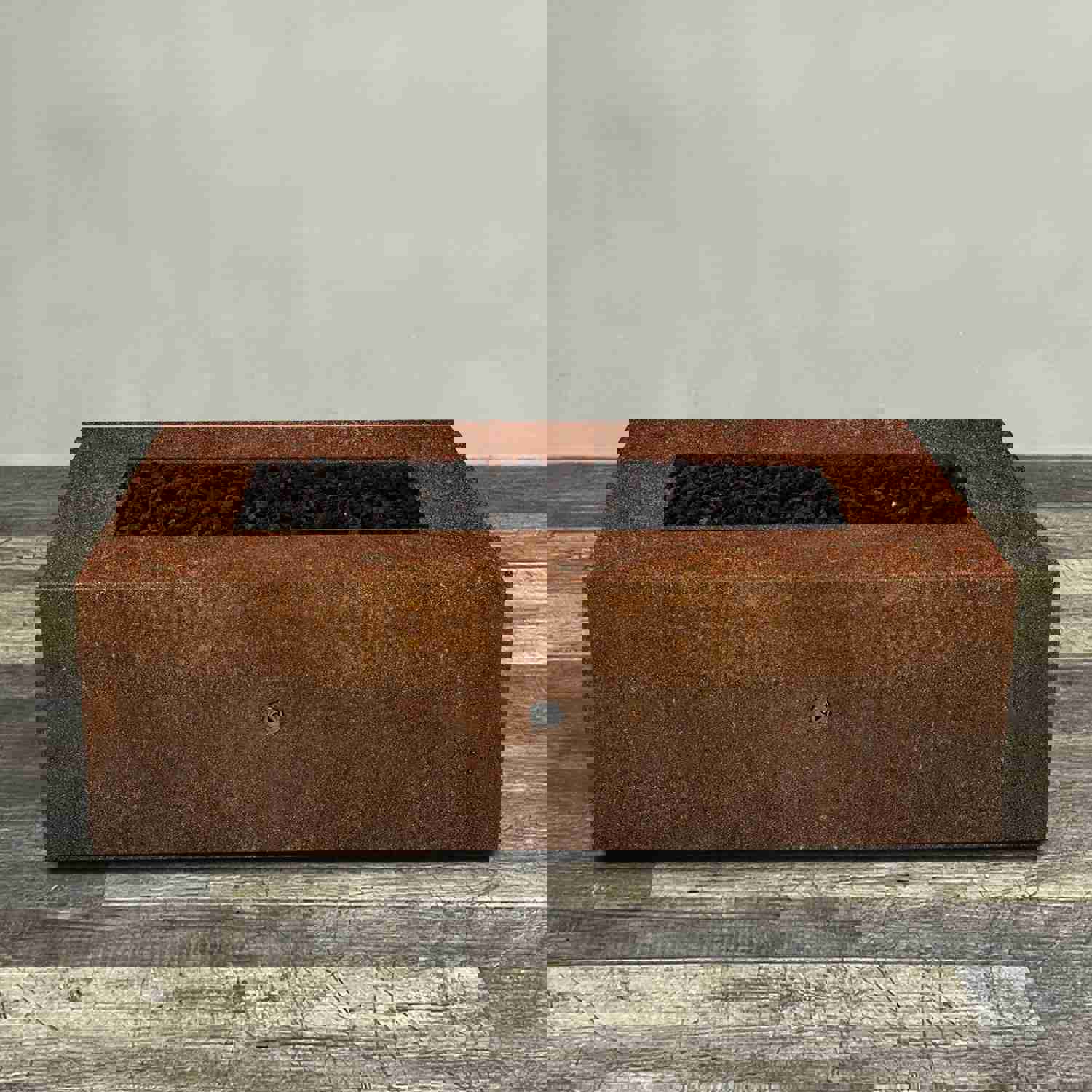Starfire Designs Gravity 60 x 32 Rectangle Corten Steel Gas Fire Pit