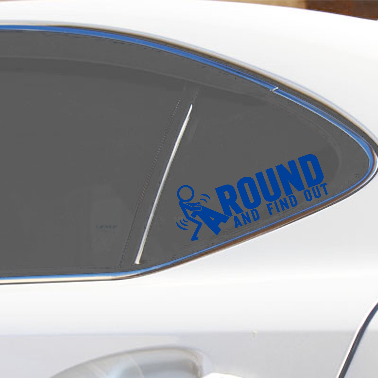 Xotic Tech FAFO JDM Car Window Decal, 3-Piece Reflective Vinyl Sticker Set