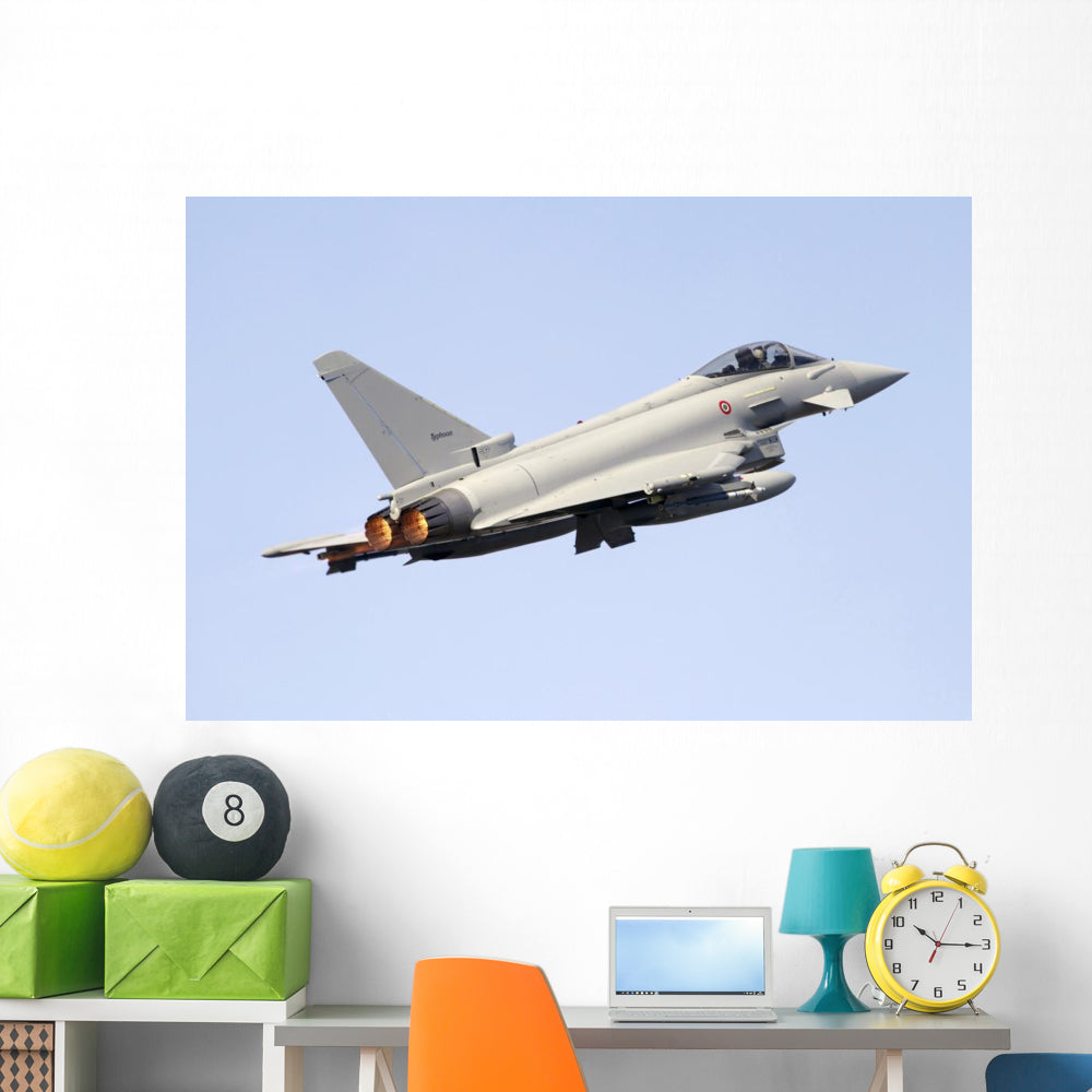 Italian Eurofighter Typhoon 2000 In-Flight Wall Decal