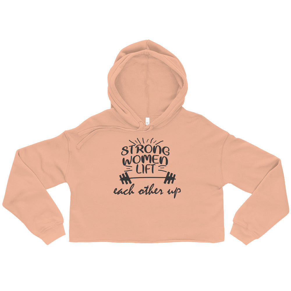 Eco-Friendly Raw Hem Crop Hoodie