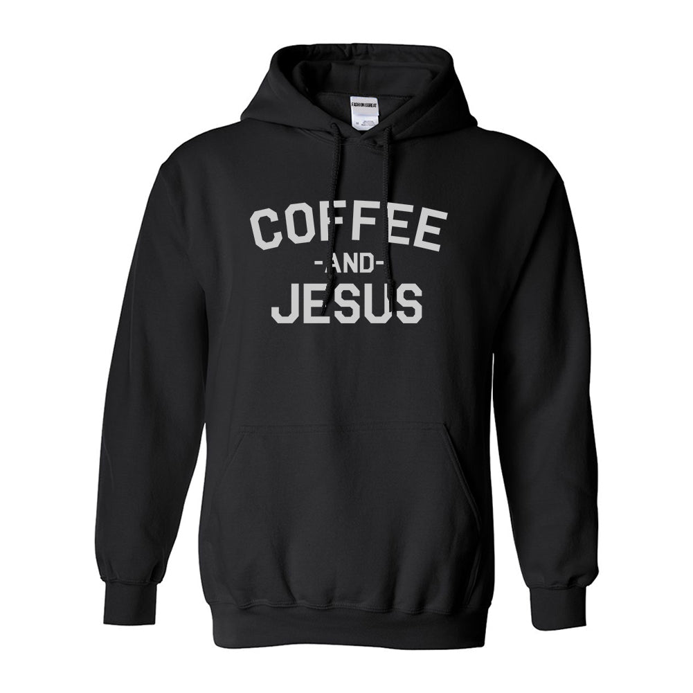 Coffee And Jesus Religious Pullover Hoodie - Comfortable & Stylish
