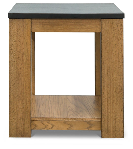 Elegant Quentina Rectangular End Table by Ashley Express