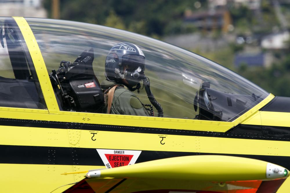Pilot Cockpit Pilatus PC-9 Vinyl Wall Decal