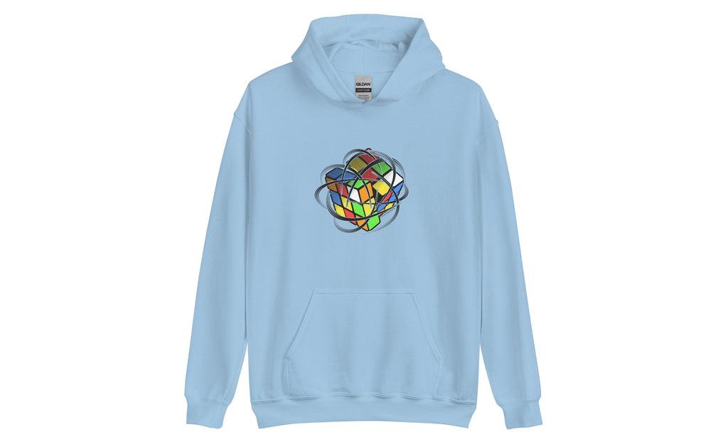 Cozy Rubik's Cube-Inspired Hoodie - Custom-Made Comfort & Style