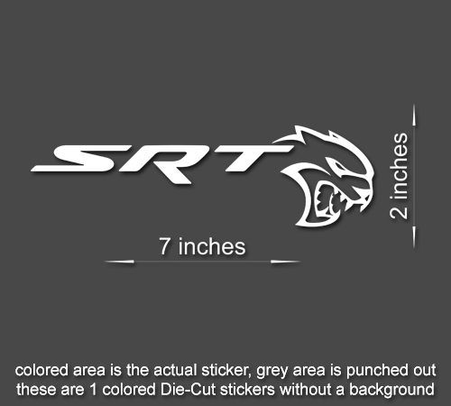 Dodge SRT Hellcat Charger Challenger MOPAR Decal/Sticker Set