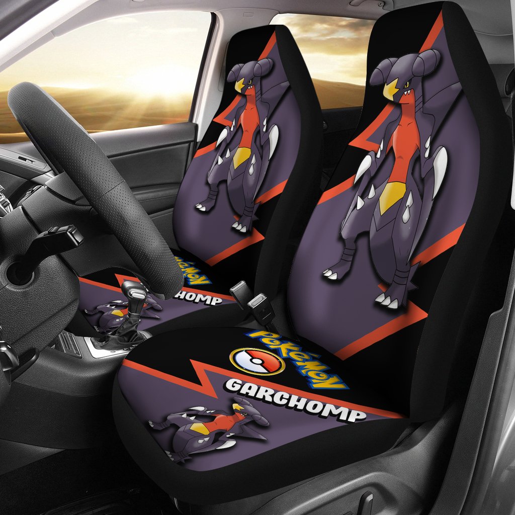 Garchomp Anime Pokemon Car Seat Covers - Custom-Made, Durable & Stylish