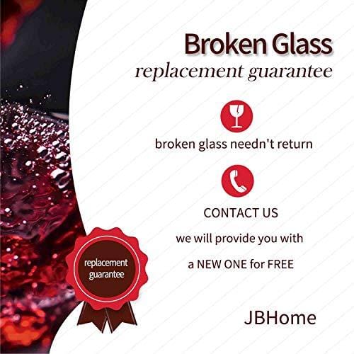 Elegant Handcrafted Burgundy Wine Glasses - Premium Lead-Free Crystal