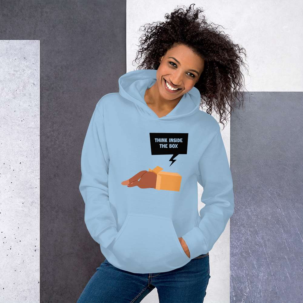 Cozy & Stylish Think Inside the Box Hoodie