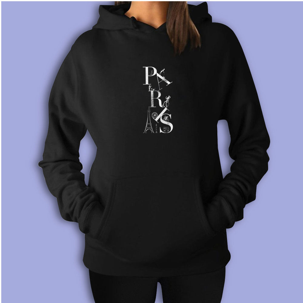 Eiffel Tower Paris Logo Women's Hoodie