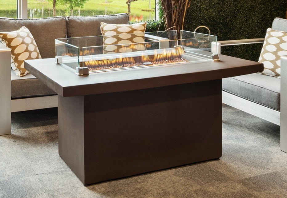 Upgraded Outdoor Living with Akoya 50" Rectangular Fire Pit Table