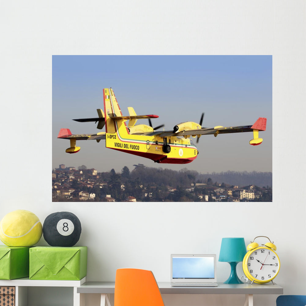 Italian Fire Hunter Town Wall Decal - CL-415