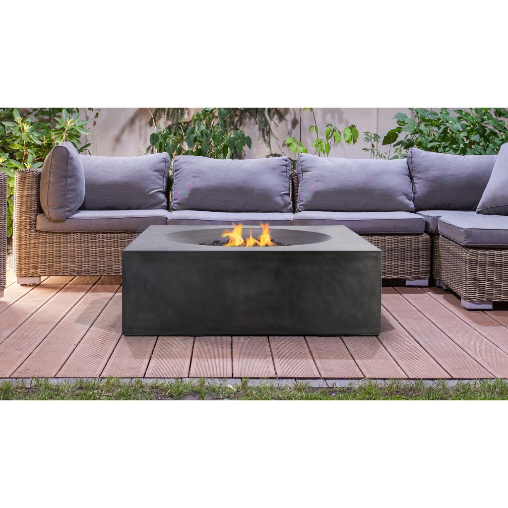Elevate Outdoor Living with Tao Square Gas Fire Pit Table