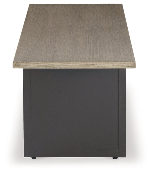 Serene Outdoor End Table with Japandi Style