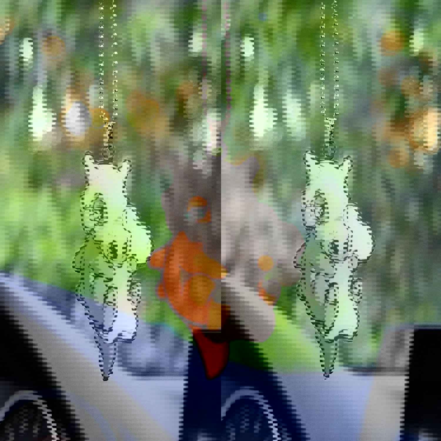 Custom Handcrafted Cubone Acrylic Car Ornament