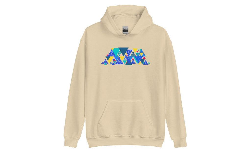 Geometric Pyraminx Hoodie - Cozy and Stylish Sweatshirt