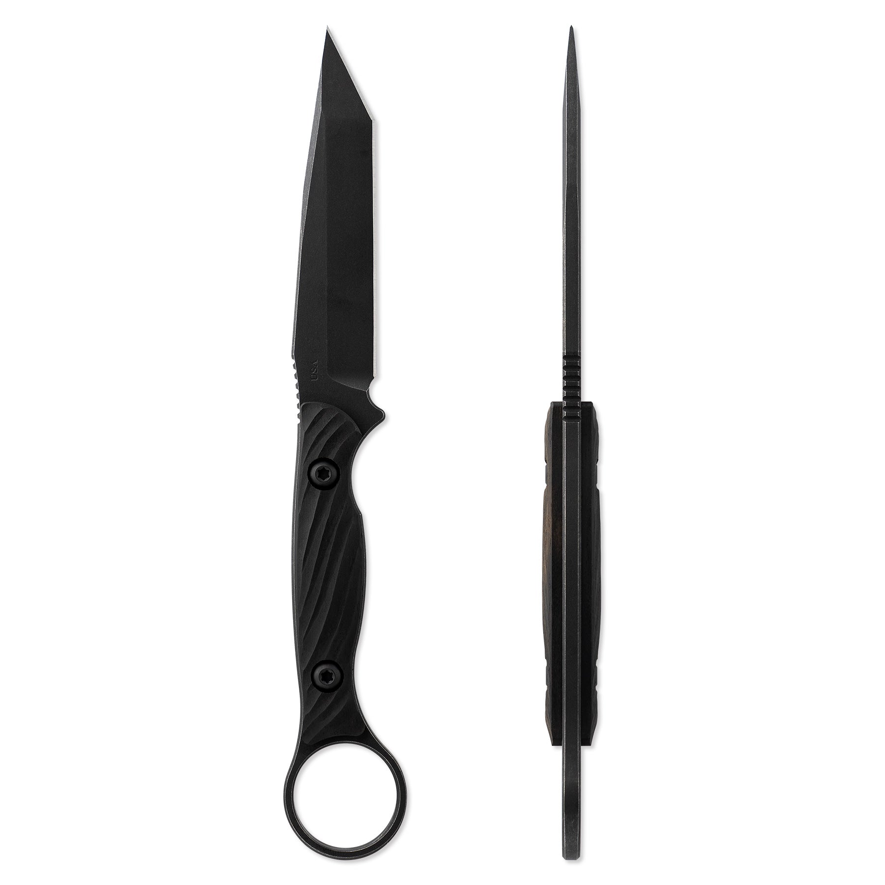 Toor Knives Serpent Outlaw Fixed Blade with Tanto Blade and G10 Handles