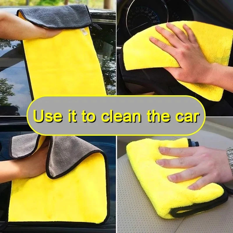 Premium Microfiber Towels for Car Cleaning and Detailing