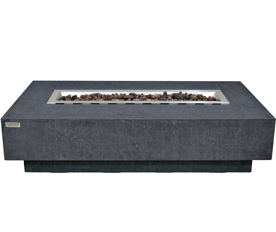 Elementi Hampton Outdoor Concrete Fire Pit Table - OFG139