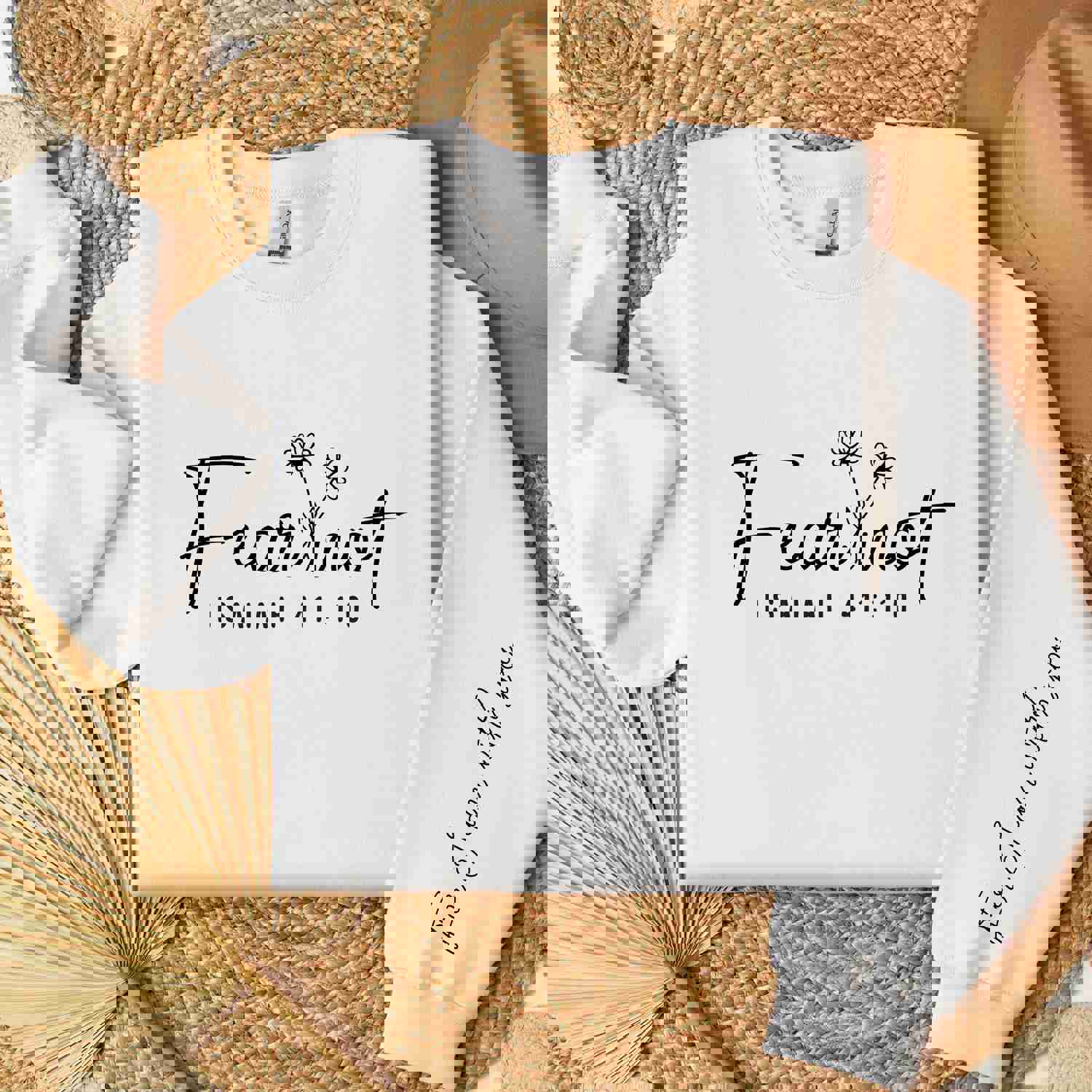 Courageous Faith Isaiah 41:10 Unisex Sweatshirt