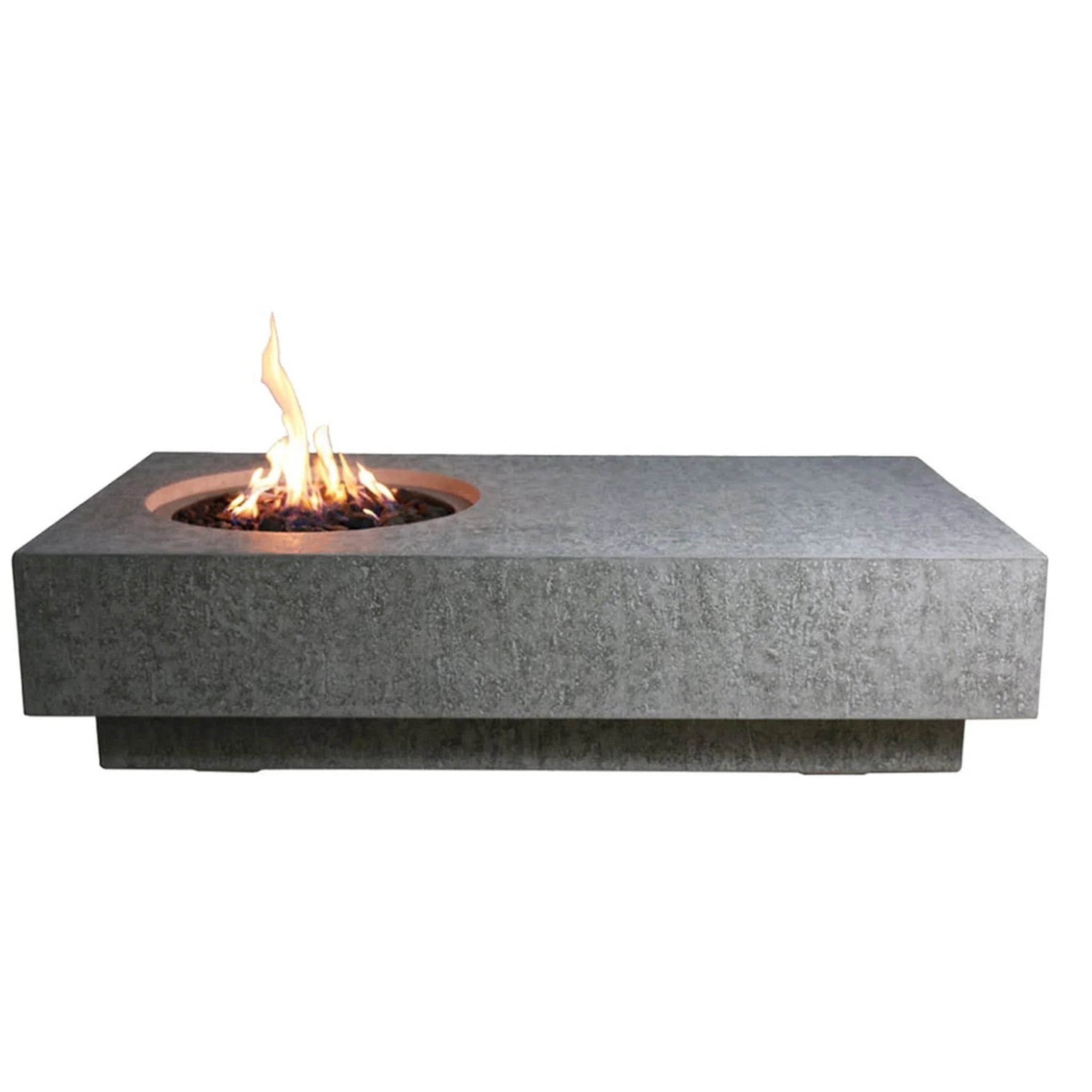 Elementi Metropolis Modern Concrete Fire Pit Table