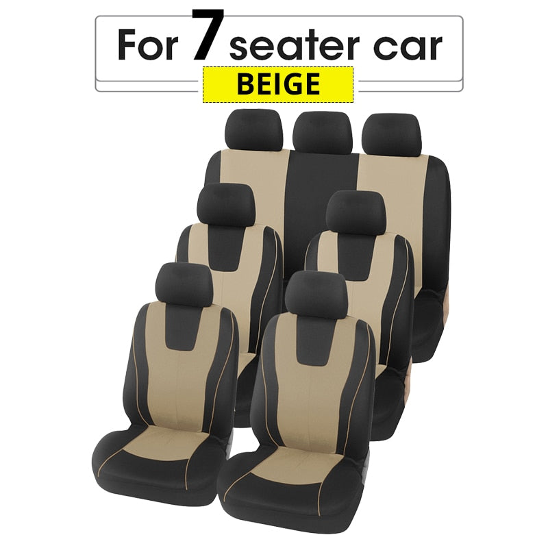 Universal Car Seat Cover Set with Airbag Compatibility