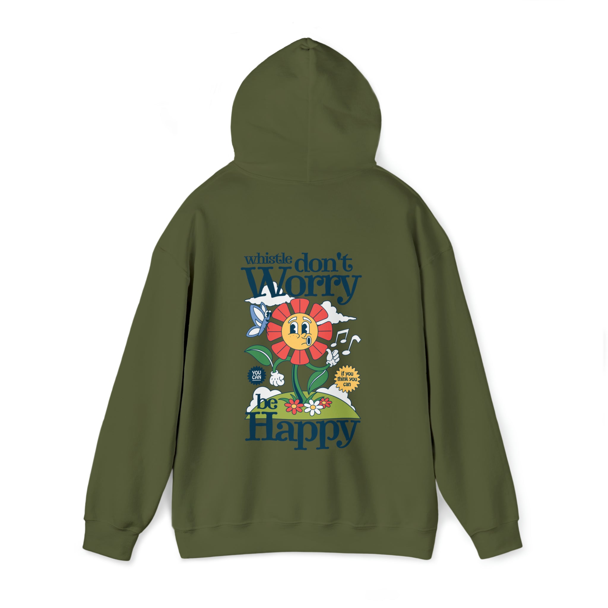 Cozy & Stylish 'Don't Worry Be Happy' Hoodie