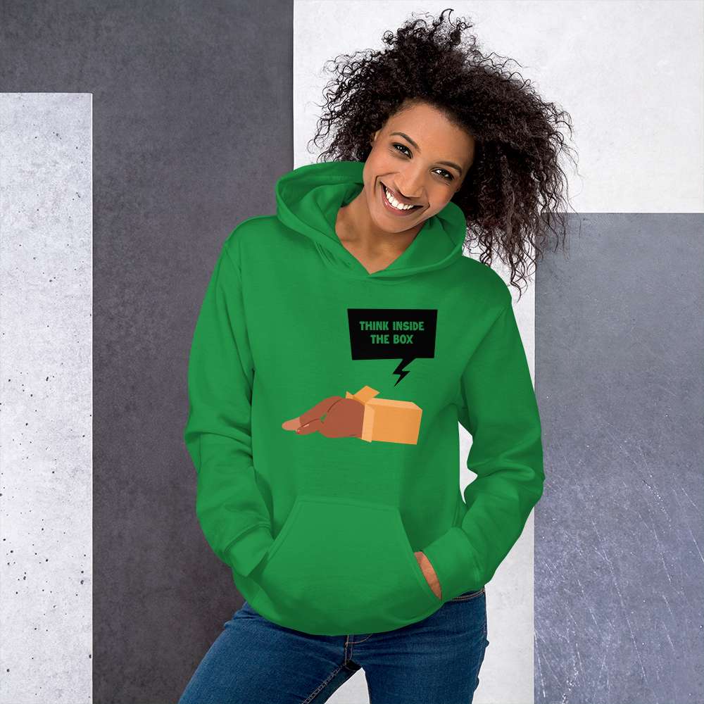 Cozy & Stylish Think Inside the Box Hoodie