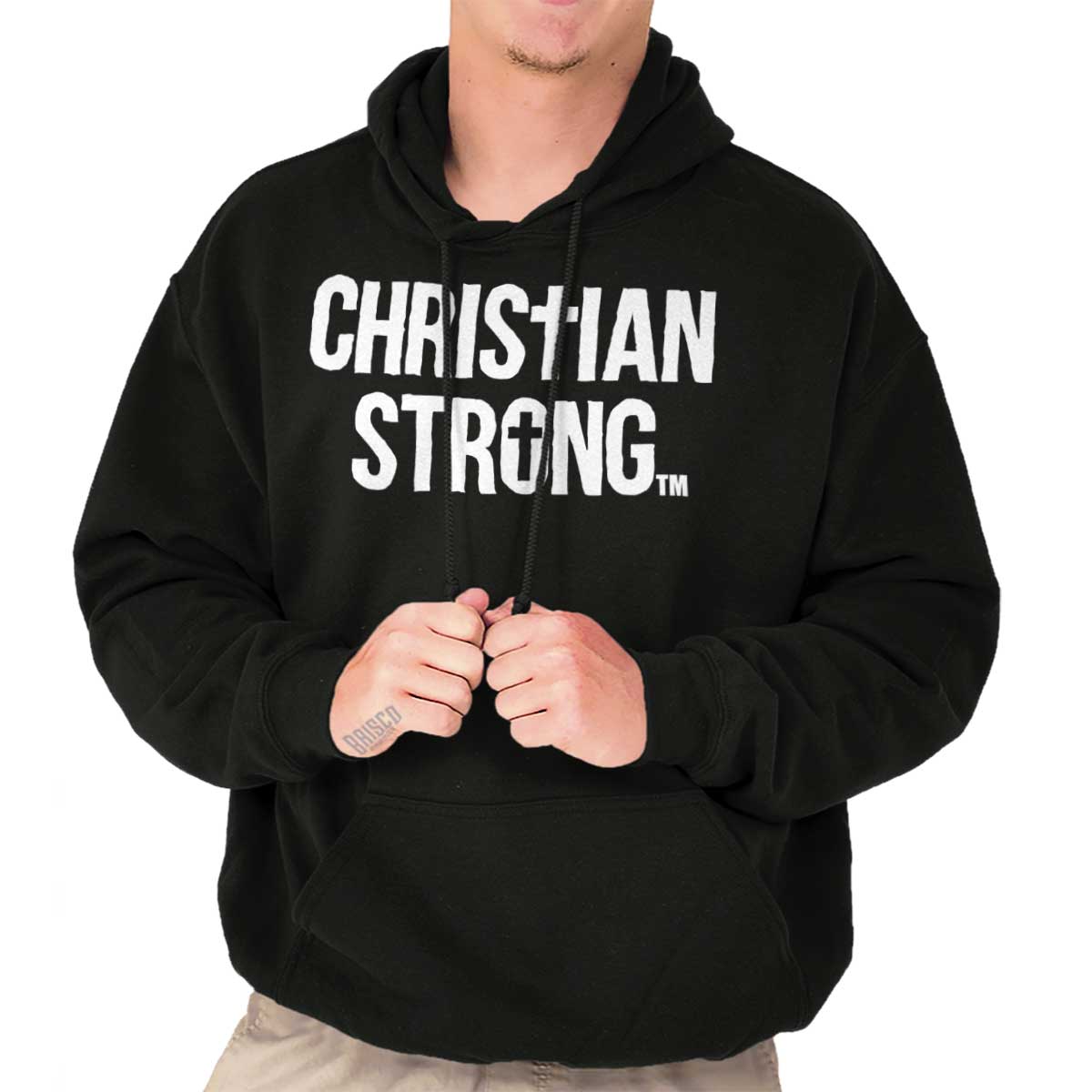 Embrace Your Faith with Christian Strong Logo Hoodie